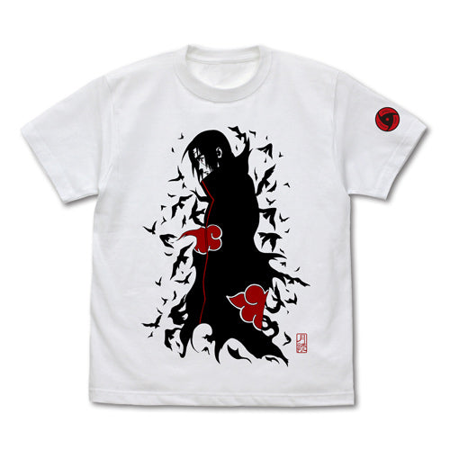 NARUTO -ナルト- 疾風伝 イタチの月読 Tシャツ/WHITE-S - 公式商品画像 | AniSmile