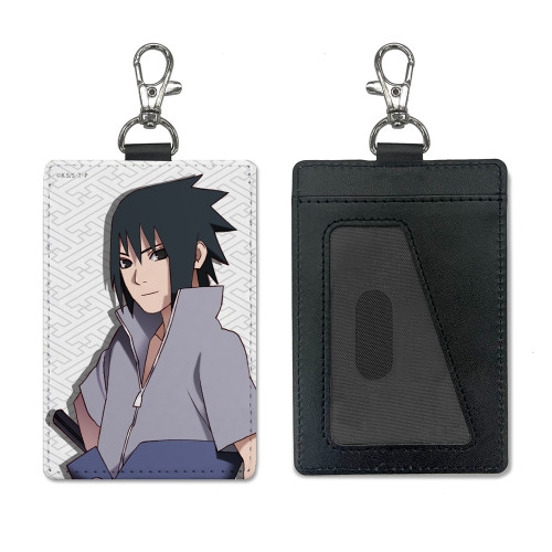 NARUTO -ナルト- 疾風伝 うちはサスケ パスケース(ナスカン付き) - 公式商品画像 | AniSmile