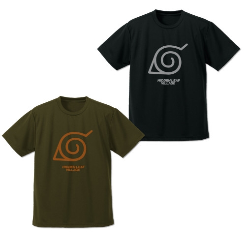 NARUTO -ナルト- 疾風伝 木ノ葉隠れの里 ドライTシャツ/OD-L 画像 2 | AniSmile