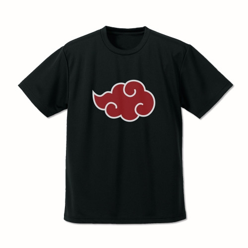 NARUTO -ナルト- 疾風伝 暁ドライTシャツ/BLACK-L 画像 2 | AniSmile