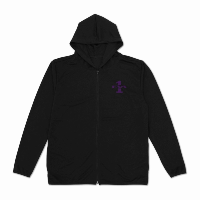 エヴァンゲリオン エヴァ初号機 薄手ドライパーカー/BLACK-L 画像 4 | AniSmile