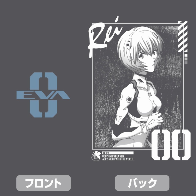 EVANGELION 綾波レイ 薄手ドライパーカー/GRAY-L Image 5 | AniSmile