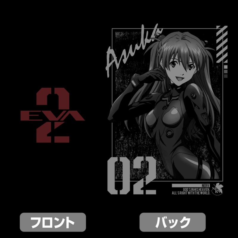 エヴァンゲリオン 式波・アスカ・ラングレー 薄手ドライパーカー/BLACK-M 画像 5 | AniSmile
