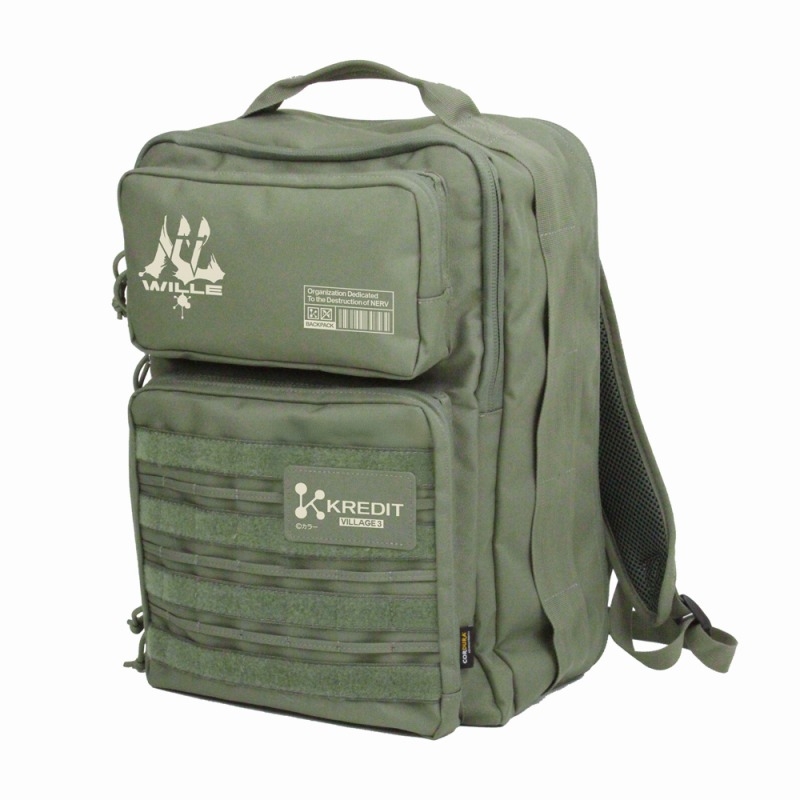 エヴァンゲリオン WILLE ファンクショナルバックパック/RANGER GREEN - 公式商品画像 | AniSmile