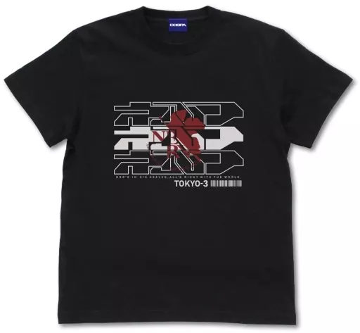 エヴァンゲリオン ネルフサイバーロゴ Tシャツ/BLACK-M - 公式商品画像 | AniSmile