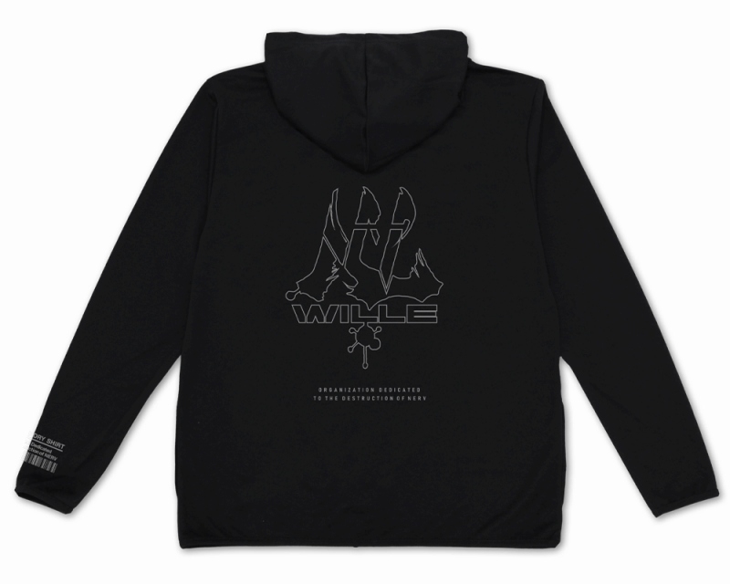 エヴァンゲリオン WILLE 薄手ドライパーカー/BLACK-XL - 公式商品画像 | AniSmile