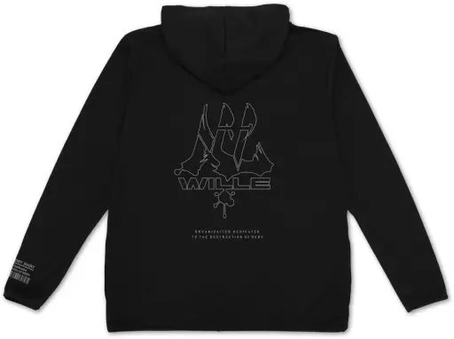 エヴァンゲリオン WILLE 薄手ドライパーカー/BLACK-L - 公式商品画像 | AniSmile