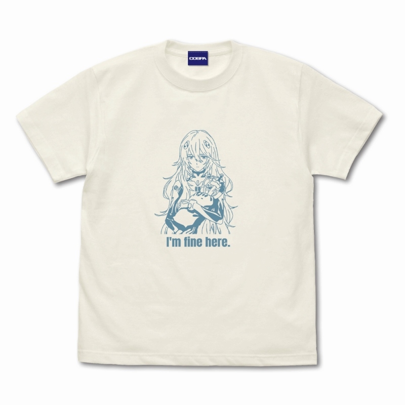 EVANGELION 綾波レイ Tシャツ ロングヘアVer./VANILLA WHITE-XL - official product image | AniSmile