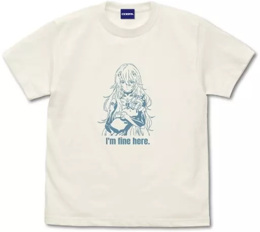 EVANGELION 綾波レイ Tシャツ ロングヘアVer./VANILLA WHITE-L - official product image | AniSmile