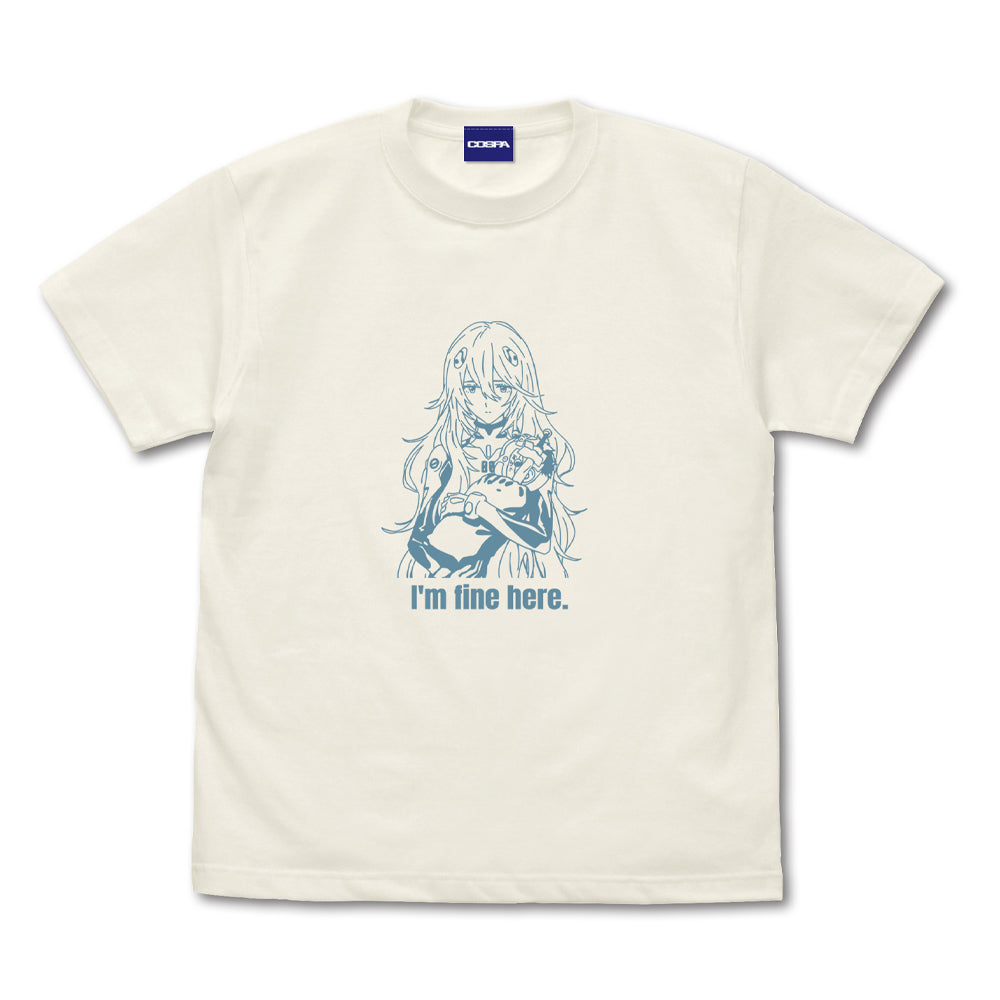 エヴァンゲリオン 綾波レイ Tシャツ ロングヘアVer./VANILLA WHITE-S - 公式商品画像 | AniSmile