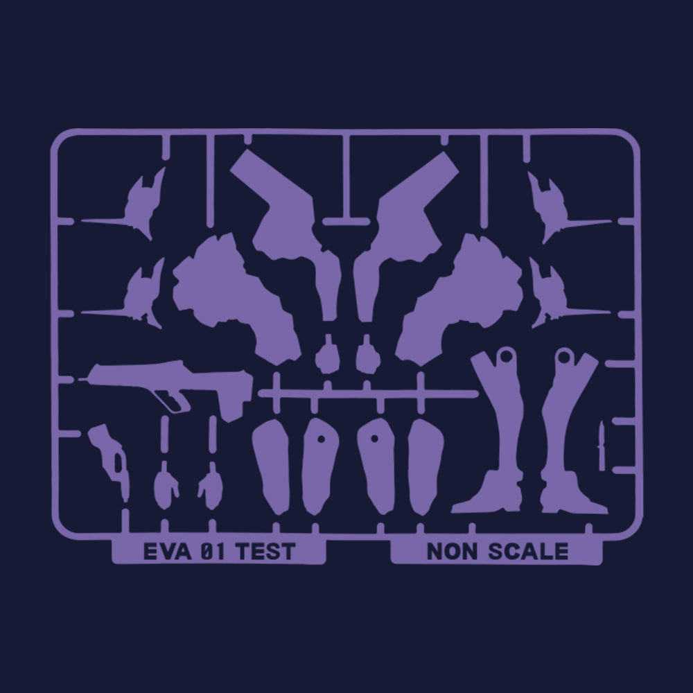 エヴァンゲリオン フィギュア Tシャツ復刻Ver./NAVY-S 画像 2 | AniSmile
