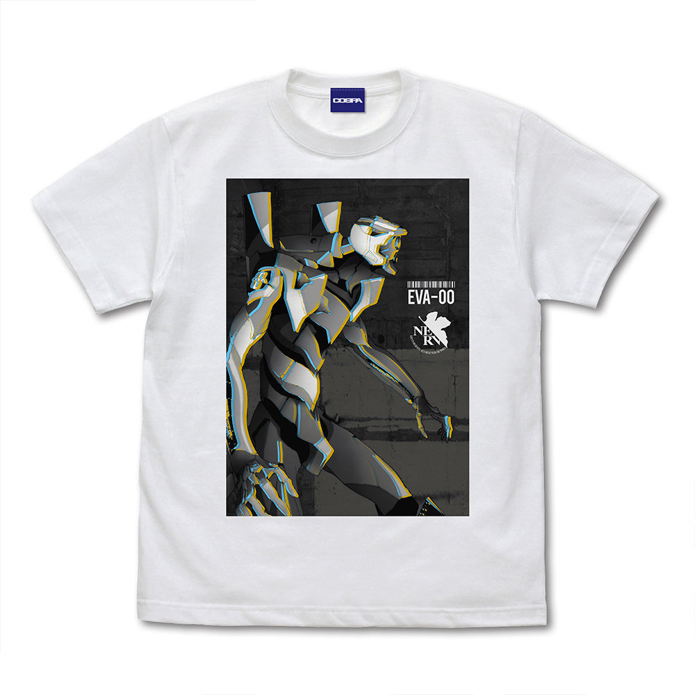 エヴァンゲリオン エヴァ零号機 エフェクトビジュアルTシャツ/WHITE-S - 公式商品画像 | AniSmile
