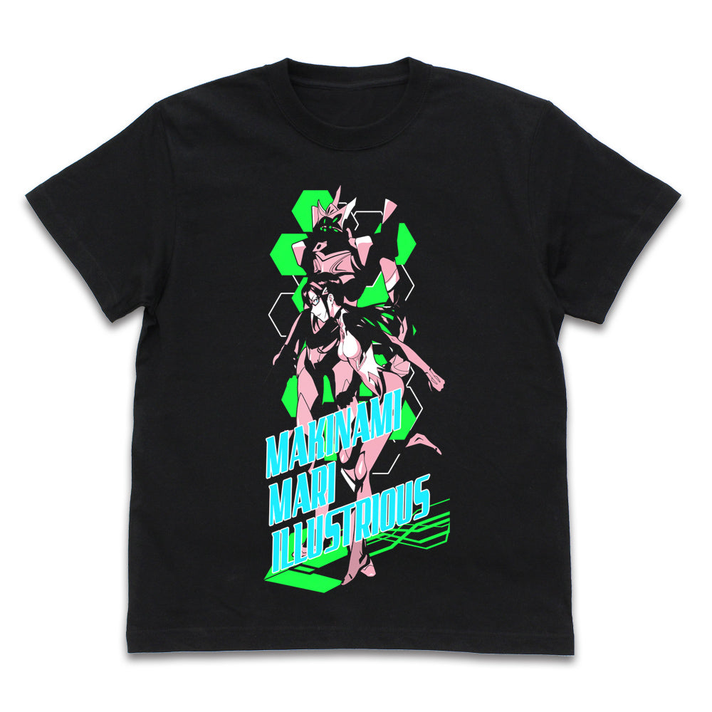 エヴァンゲリオン マリ&8号機 Tシャツ/BLACK-S - 公式商品画像 | AniSmile
