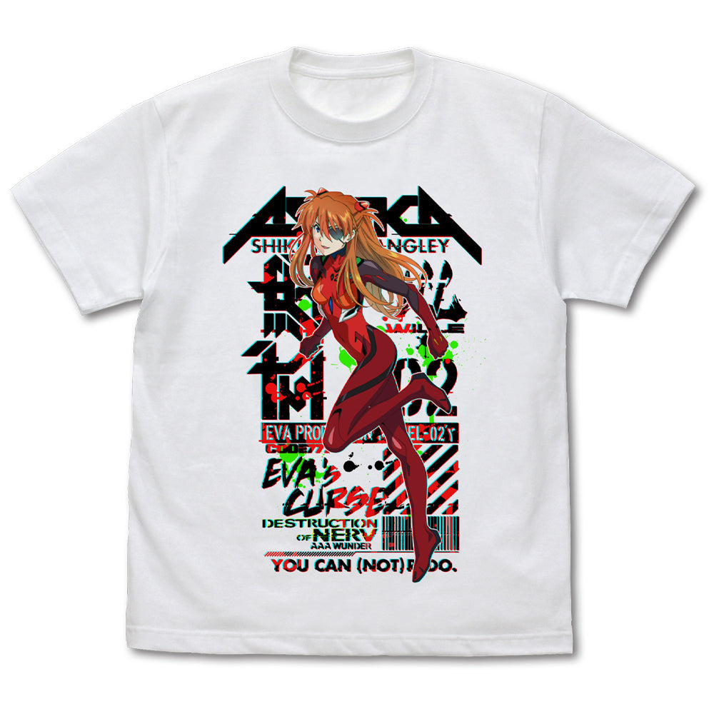エヴァンゲリオン 式波 アスカ ラングレー フルカラーTシャツ/WHITE-S - 公式商品画像 | AniSmile