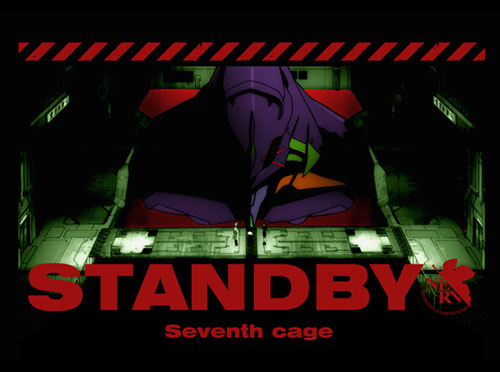 エヴァンゲリオン エヴァ初号機 STANDBY Tシャツ/BLACK-S 画像 2 | AniSmile
