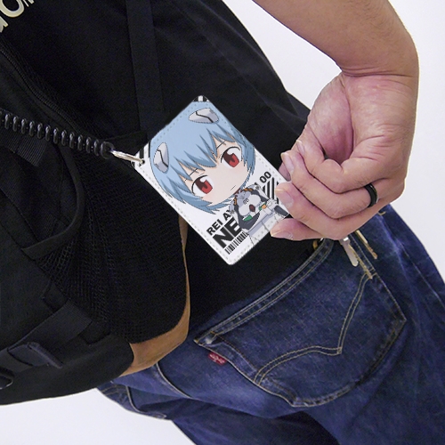 エヴァンゲリオン レイ フルカラーパスケース デフォルメVer. Image 2 | AniSmile