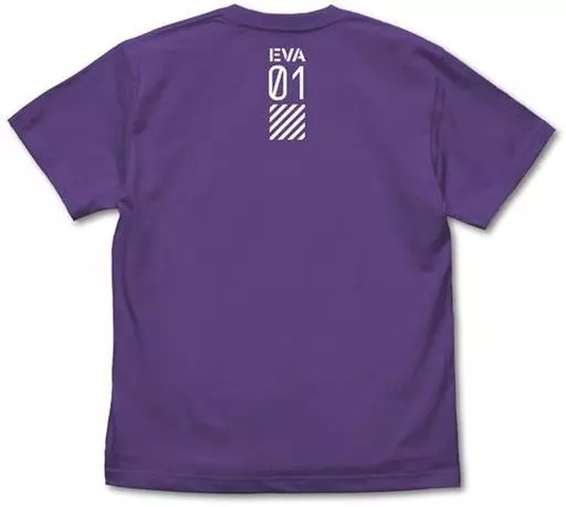 エヴァンゲリオン 初号機ロゴ Tシャツ/VIOLET PURPLE-M 画像 2 | AniSmile