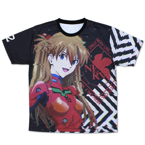 エヴァンゲリオン 式波・アスカ・ラングレー 両面フルグラフィックTシャツ/S 画像 2 | AniSmile