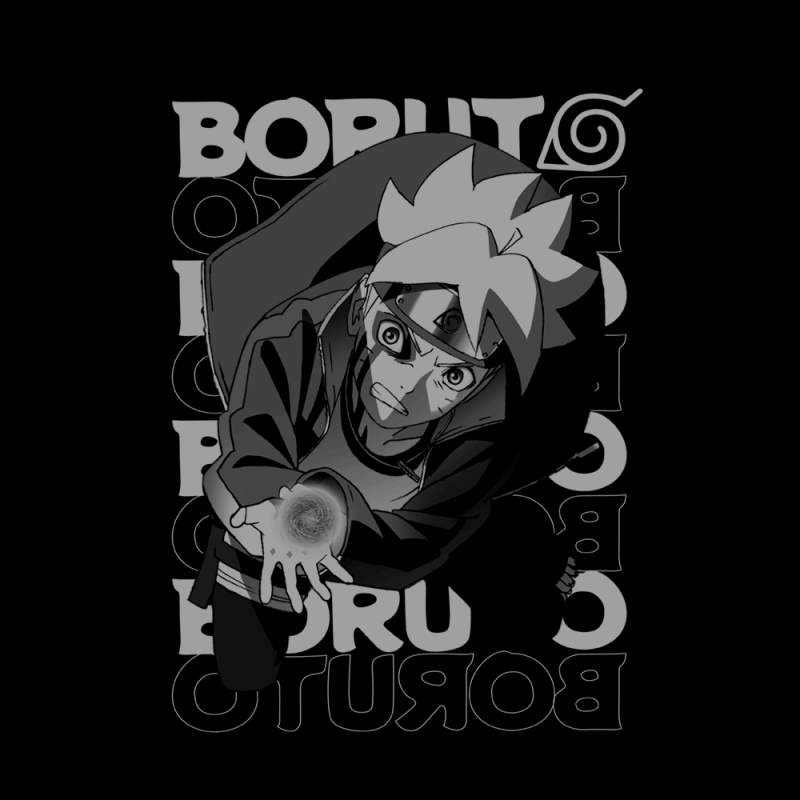 うずまきボルト(カーマ)Tシャツ/BLACK-L 画像 2 | AniSmile