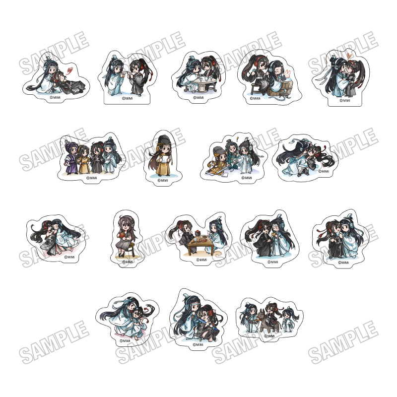 大河幻想ラジオドラマ「魔道祖師 ミニキャラステッカーセット【完結記念展ver.】 - 公式商品画像 | AniSmile
