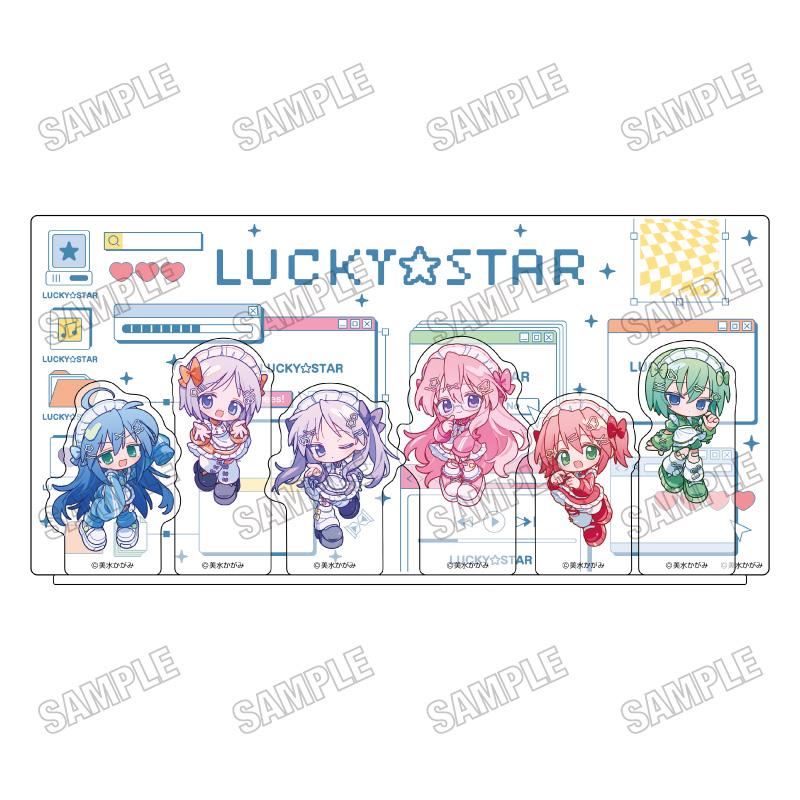 らき☆すた 描き起こしアクリルジオラマ - 公式商品画像 | AniSmile