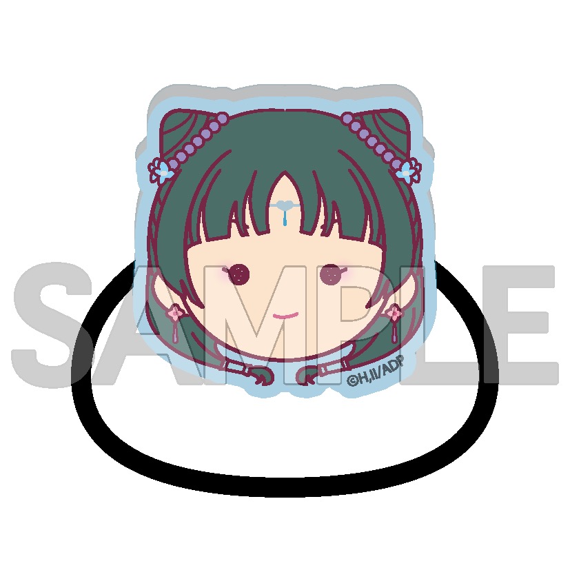 薬屋の ひとりごと まるかおVol.3 ヘアゴム 猫猫A(月精) - 公式商品画像 | AniSmile