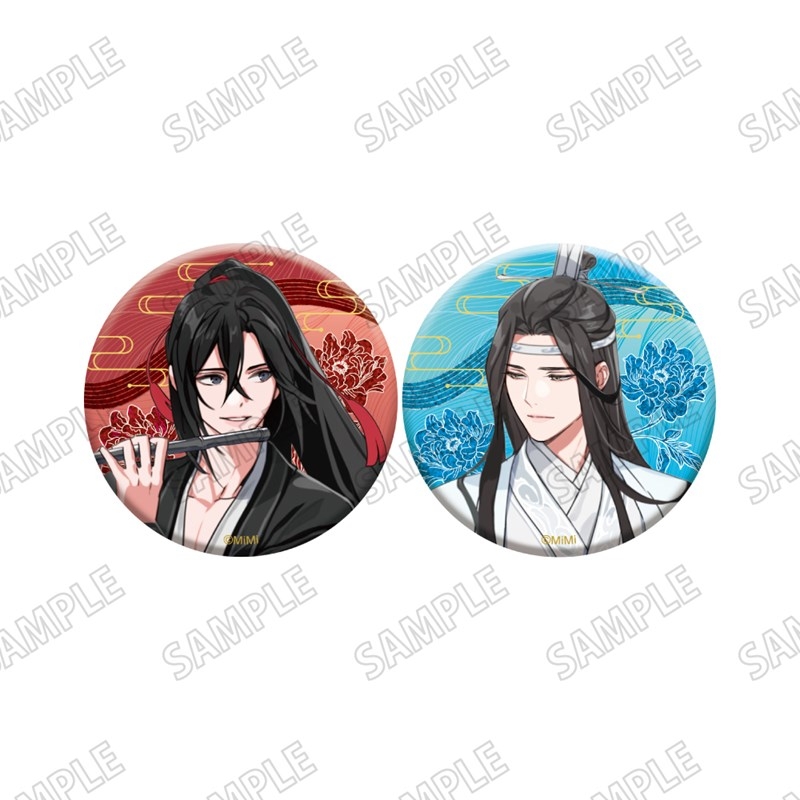大河幻想ラジオドラマ「魔道祖師 台紙付き缶バッジセット【完結記念展ver.】B - 公式商品画像 | AniSmile