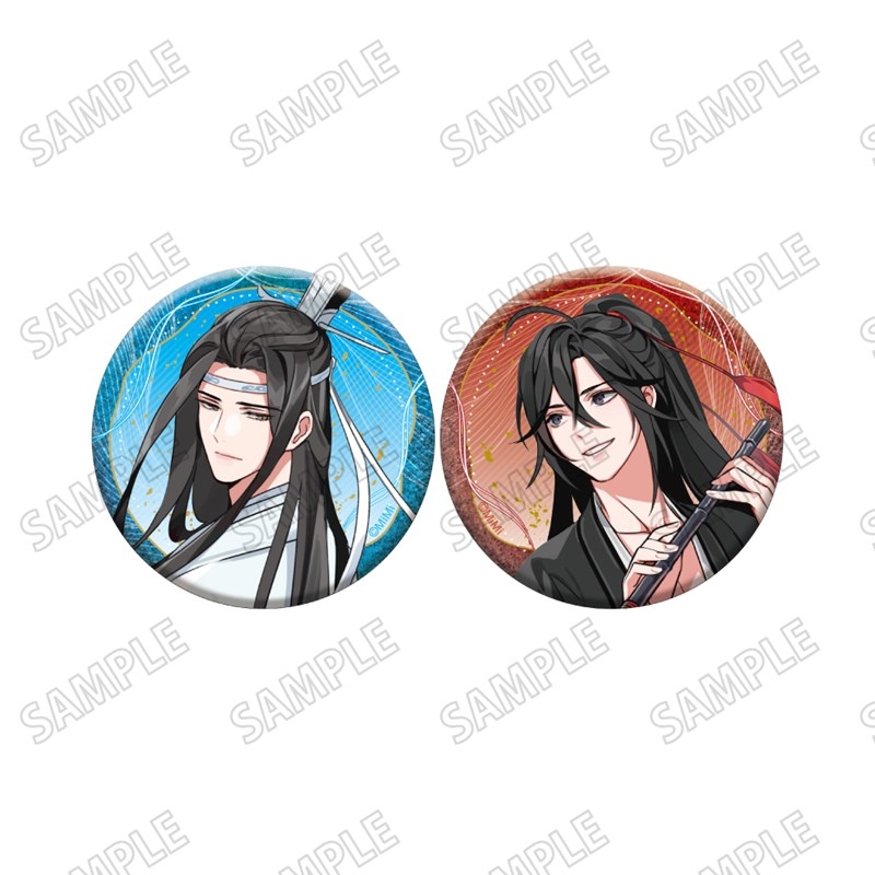 大河幻想ラジオドラマ「魔道祖師 台紙付き缶バッジセット【完結記念展ver.】A - 公式商品画像 | AniSmile