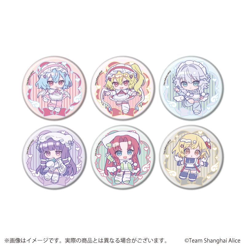 缶バッジ「東方Project」12/天使界隈ver. ブラインド(全6種)(ミニキャライラスト) - 公式商品画像 | AniSmile