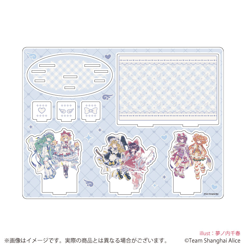 アクリルジオラマ「東方Project」05/集合デザイン 天使界隈ver.(描き起こしイラスト) - 公式商品画像 | AniSmile