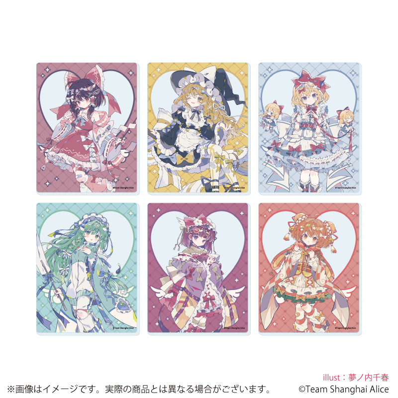 アクリルカード「東方Project」05/天使界隈ver. ブラインド(全6種)(描き起こしイラスト) - 公式商品画像 | AniSmile
