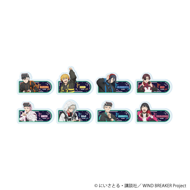 アクリルプレートバッジ「TVアニメ『WIND BREAKER』」08/ブラインド(全8種)(描き下ろしイラスト) - 公式商品画像 | AniSmile