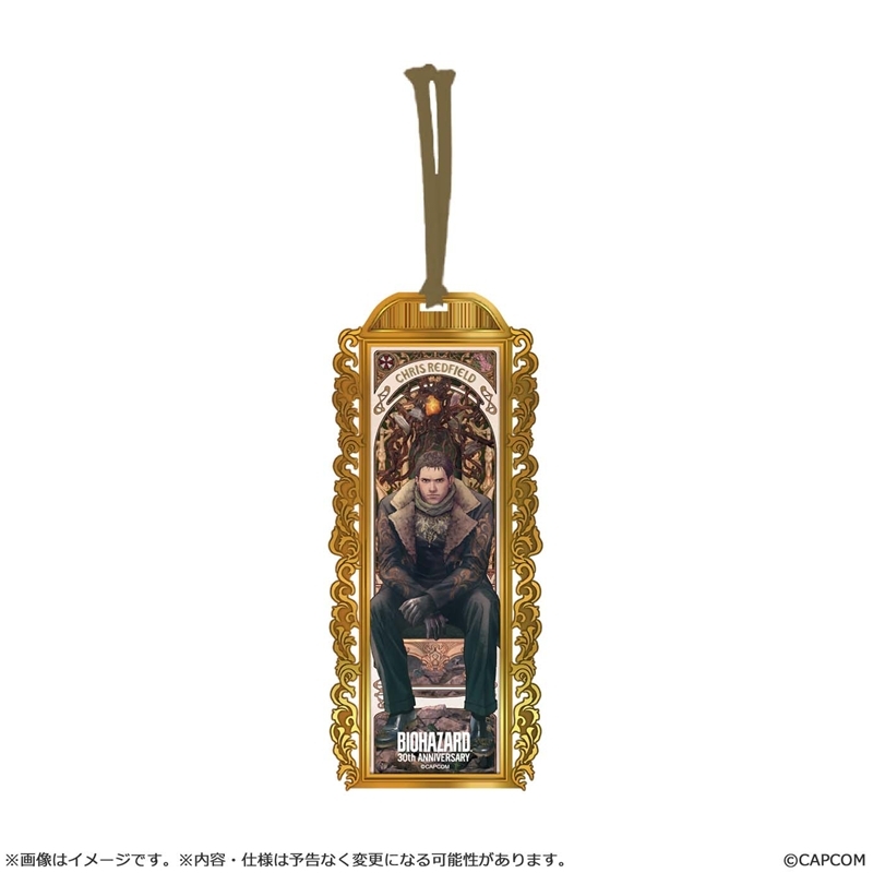 バイオハザード30周年 メインアートメタルブックマーカー クリス - 公式商品画像 | AniSmile