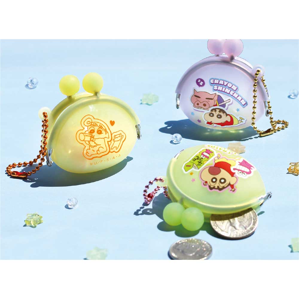 クレヨンしんちゃんシークレットクリアミニがま口 単品(6種×各5コ) 画像 4 | AniSmile