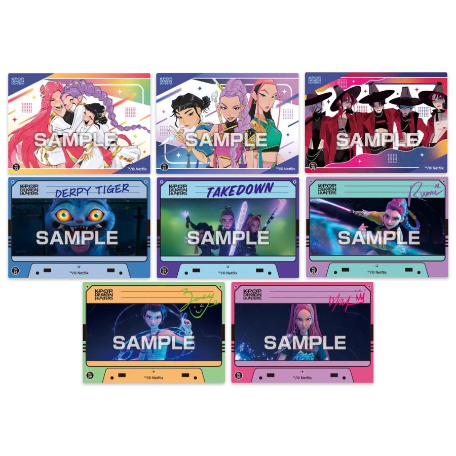 KPOPガールズ!デーモン・ハンターズ キラキラクリアカードコレクションガム 画像 4 | AniSmile