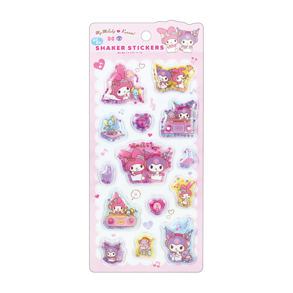 サンリオキャラクターズぷにぷにシェイカーシール ガーリーミュージック - 公式商品画像 | AniSmile