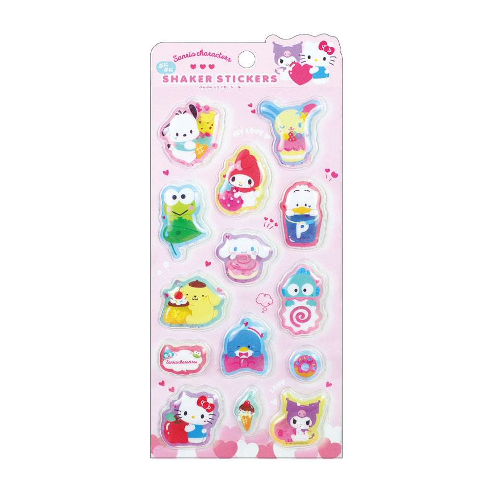 サンリオキャラクターズぷにぷにシェイカーシール みんなのお気に入り - 公式商品画像 | AniSmile
