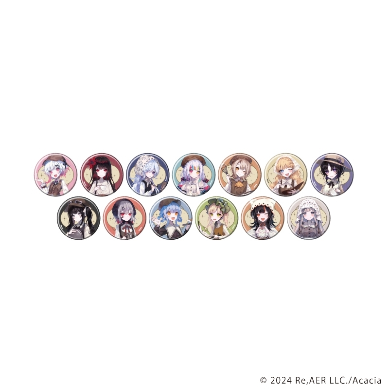 缶バッジ「魔法少女ノ魔女裁判」01/カフェ店員ver. ブラインド(全13種)(描き下ろしイラスト) - 公式商品画像 | AniSmile