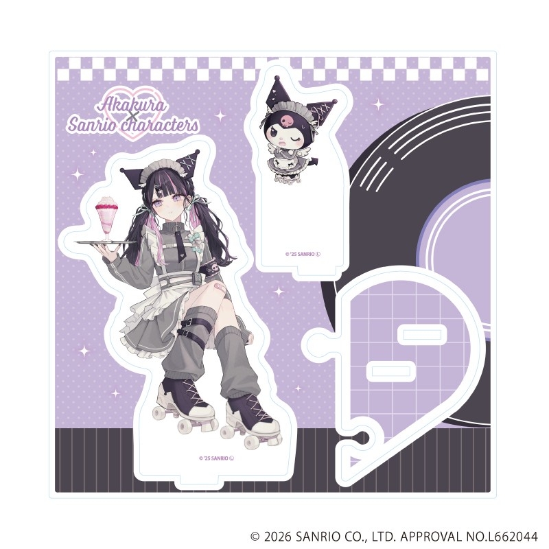 アクリルスタンドプレート「赤倉×サンリオキャラクターズ」02/クロミ(コラボイラスト) - 公式商品画像 | AniSmile