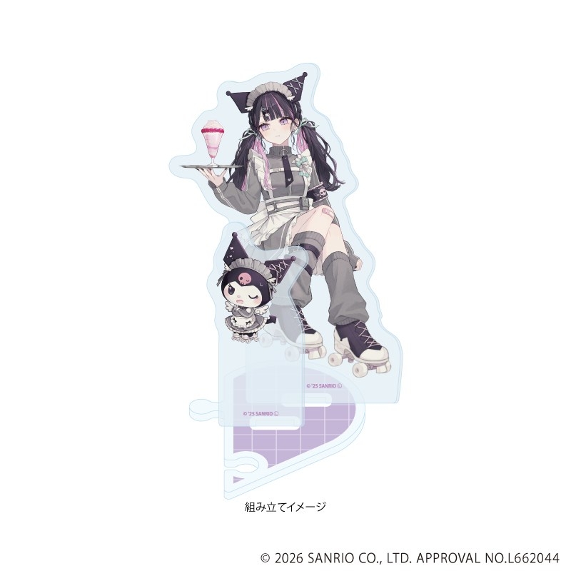 アクリルスタンドプレート「赤倉×サンリオキャラクターズ」02/クロミ(コラボイラスト) 画像 2 | AniSmile