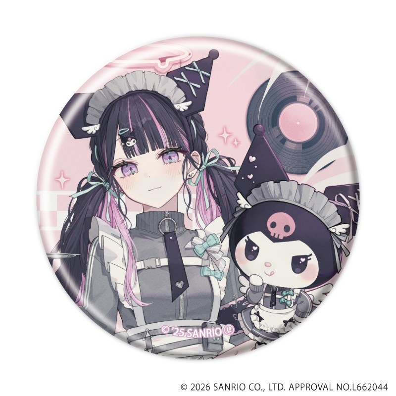 缶バッジ「赤倉×サンリオキャラクターズ」05/マイメロディ&クロミver. ブラインド(全6種)(コラボイラスト) 画像 3 | AniSmile