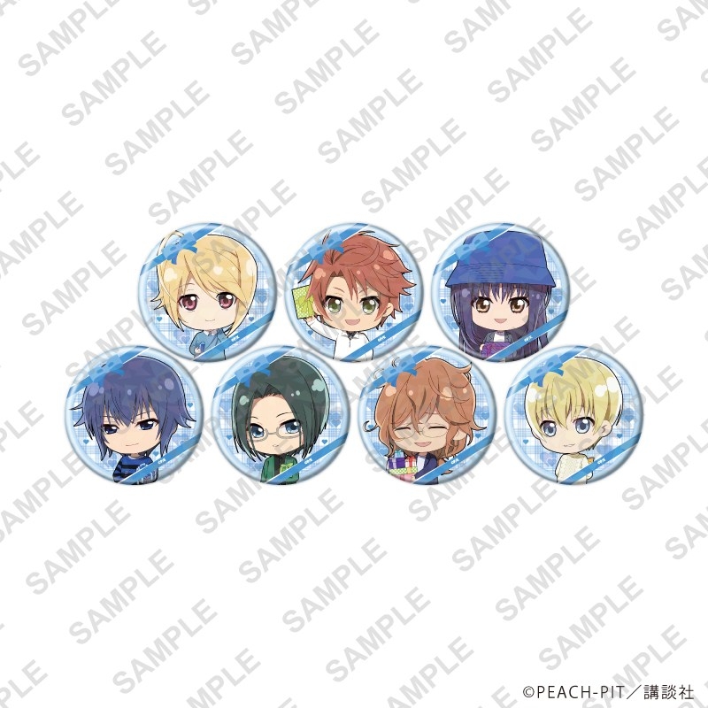 ホログラム缶バッジ(57mm)「しゅごキャラ!」12/ホワイトデーver. ブラインド(全7種)(ミニキャライラスト) - 公式商品画像 | AniSmile