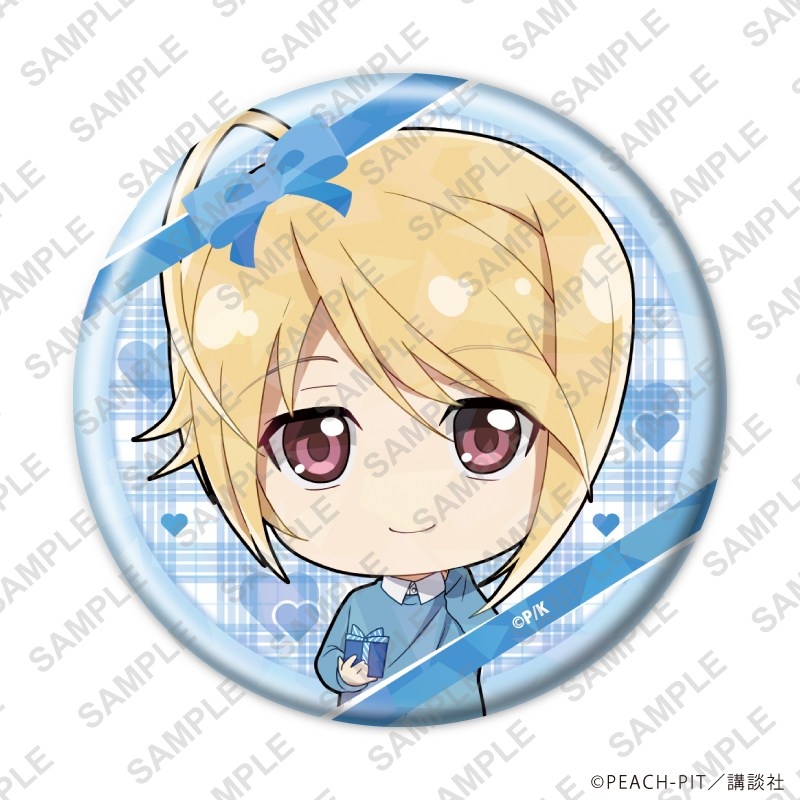 ホログラム缶バッジ(57mm)「しゅごキャラ!」12/ホワイトデーver. ブラインド(全7種)(ミニキャライラスト) 画像 2 | AniSmile