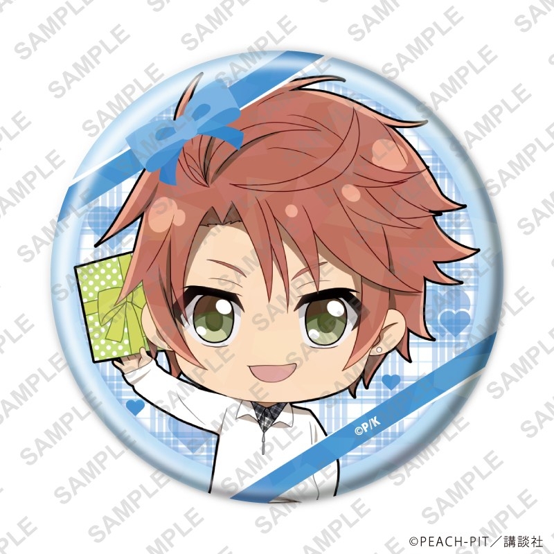 ホログラム缶バッジ(57mm)「しゅごキャラ!」12/ホワイトデーver. ブラインド(全7種)(ミニキャライラスト) 画像 3 | AniSmile