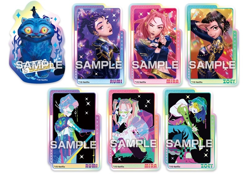KPOPガールズ!デーモン・ハンターズ キャラカットステッカーガム 画像 4 | AniSmile