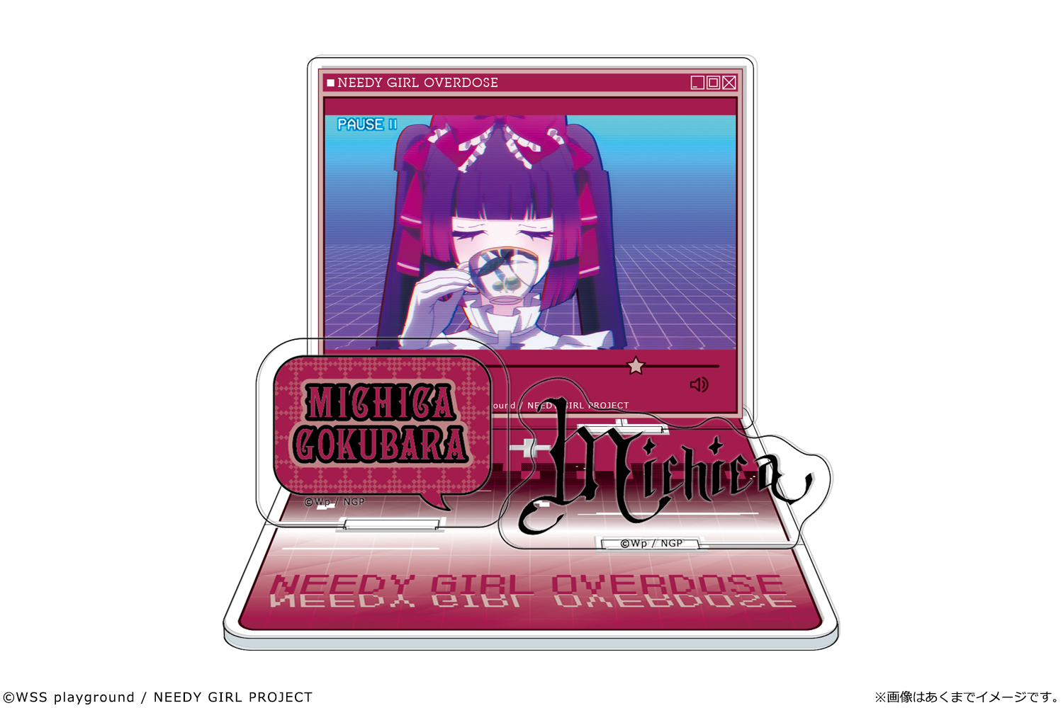 アニメ「NEEDY GIRL OVERDOSE」 ジオラマアクリルスタンド 05 獄薔薇美血華 - 公式商品画像 | AniSmile