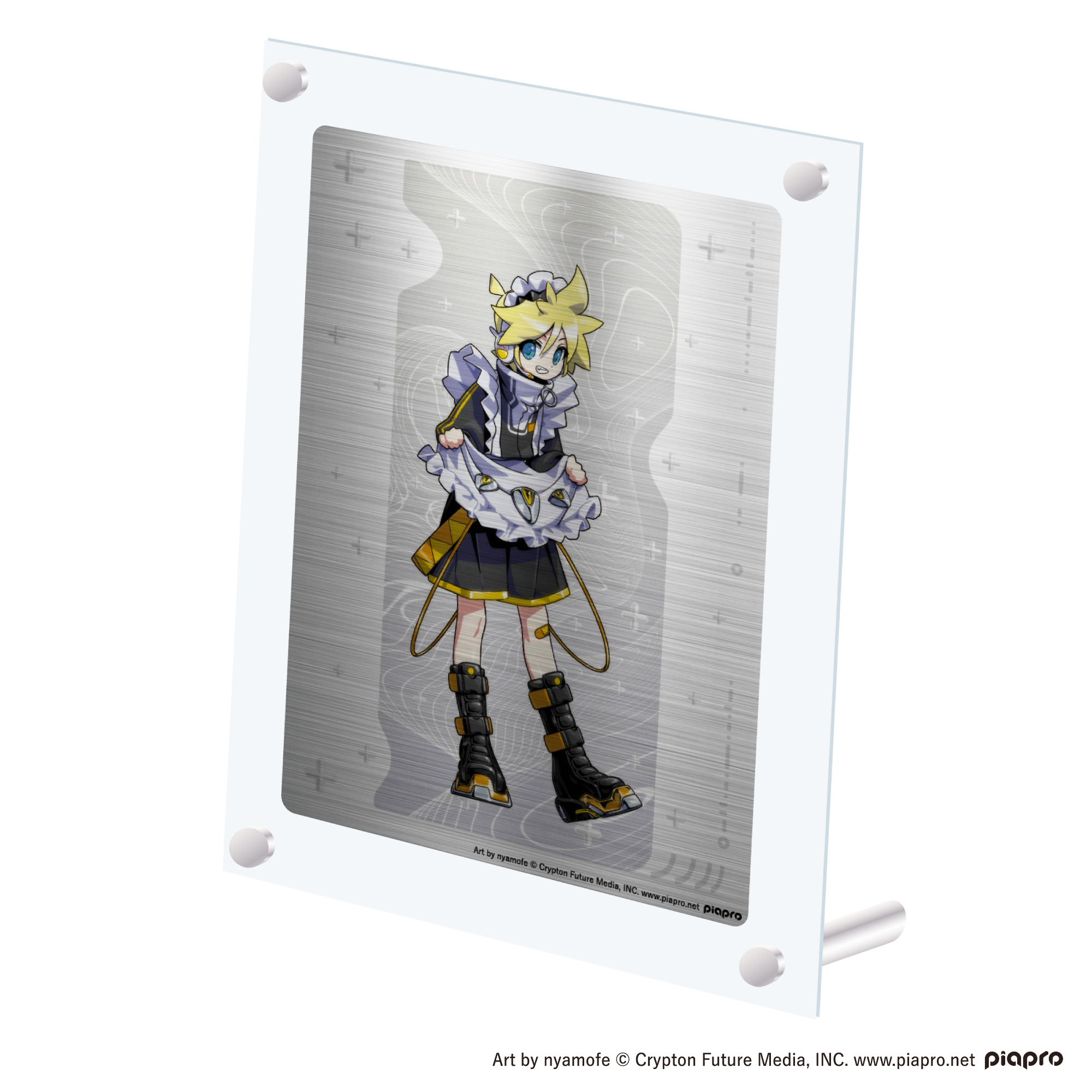 ピアプロキャラクターズ メタルアート A3メタルアート 鏡音レン - 公式商品画像 | AniSmile