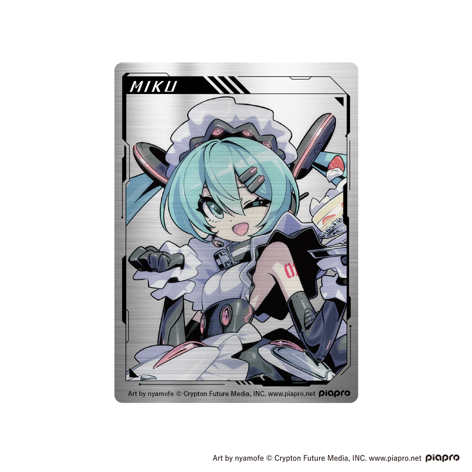 ピアプロキャラクターズ メタルカード メタルカード 初音ミク - 公式商品画像 | AniSmile