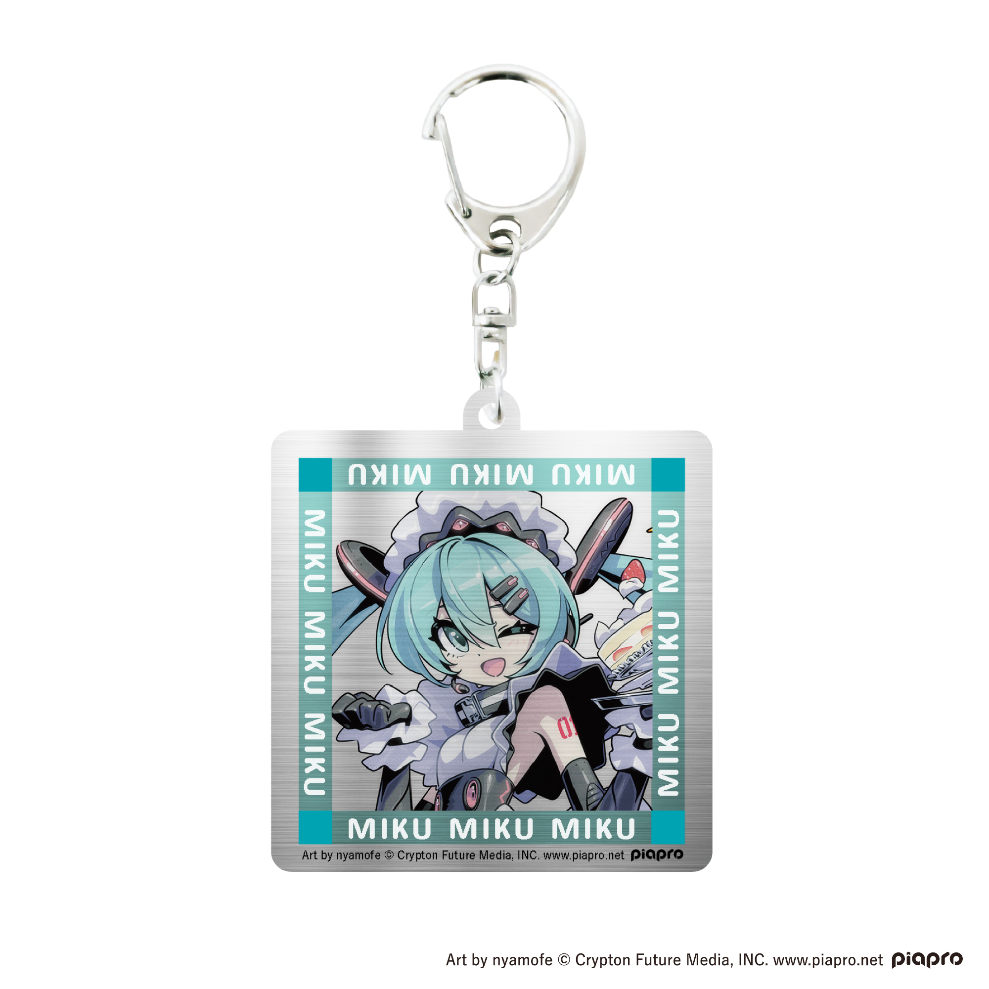 ピアプロキャラクターズ メタルキーホルダー メタルキーホルダー初音ミク - 公式商品画像 | AniSmile