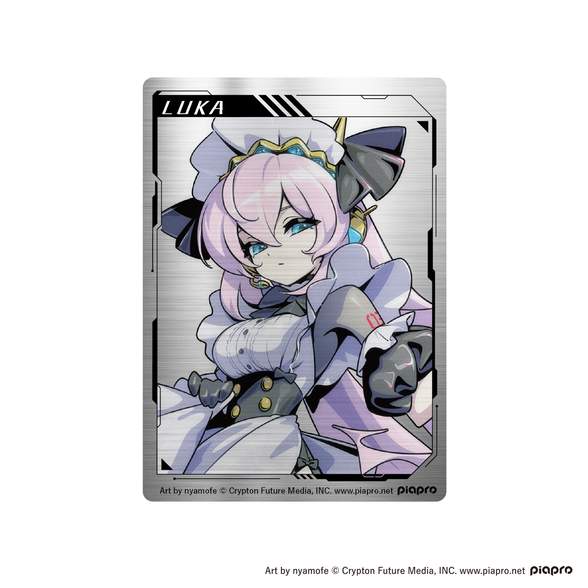 ピアプロキャラクターズ メタルカード メタルカード巡音ルカ - 公式商品画像 | AniSmile